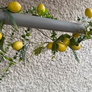 Lemon and Greenery Holiday Garland